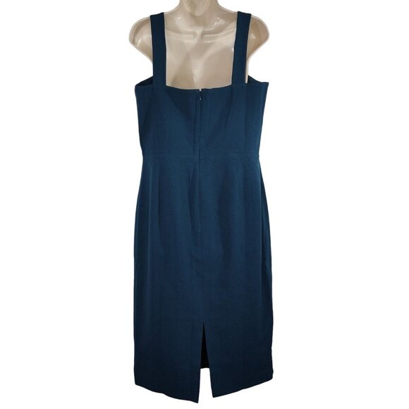 Dress The Population Nicole Teal Sweetheart Neck Cocktail Tank Dress Size XXL - Picture 4 of 9